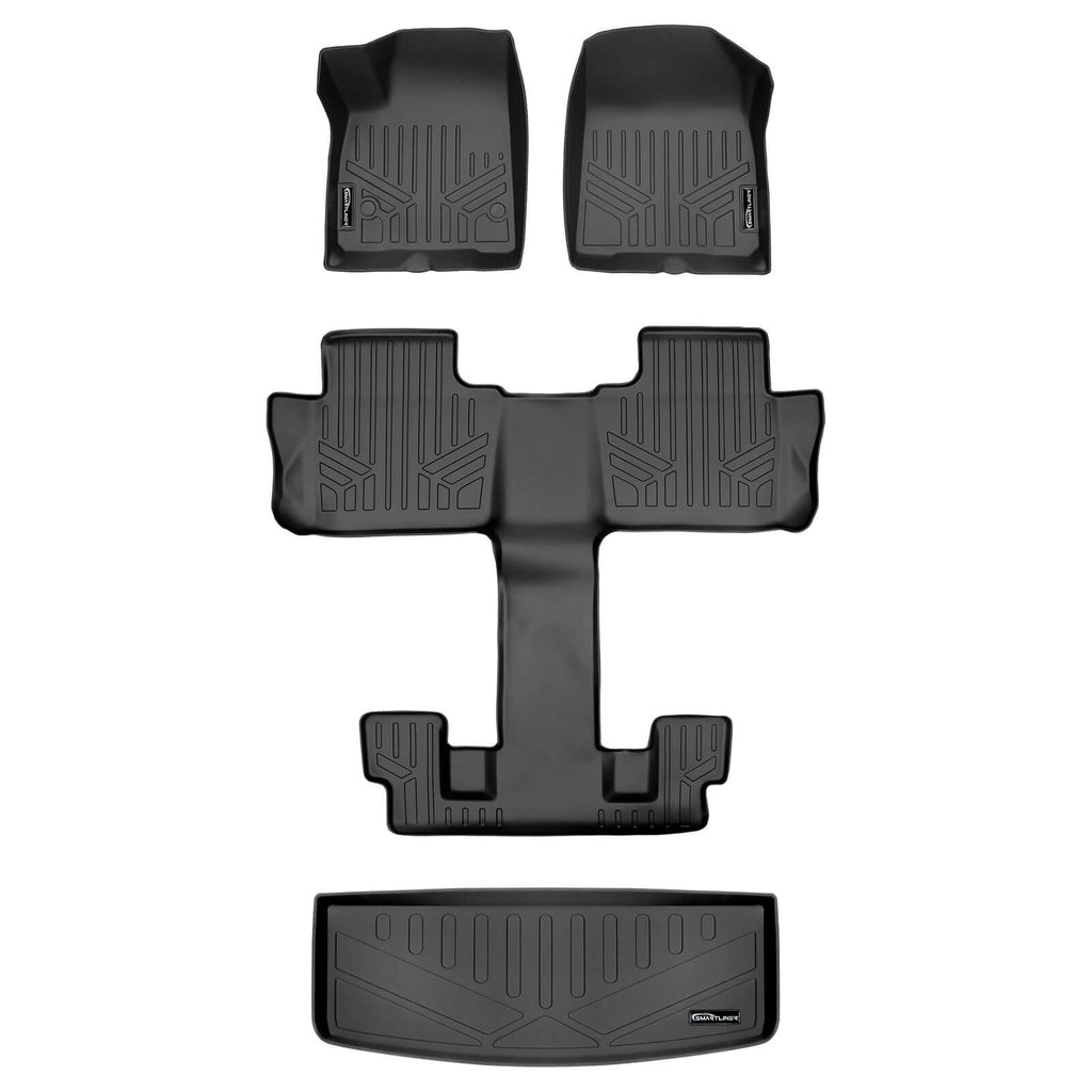 SMARTLINER Custom Fit Floor Liners For 2017-2023 GMC Acadia (6 Passenger)