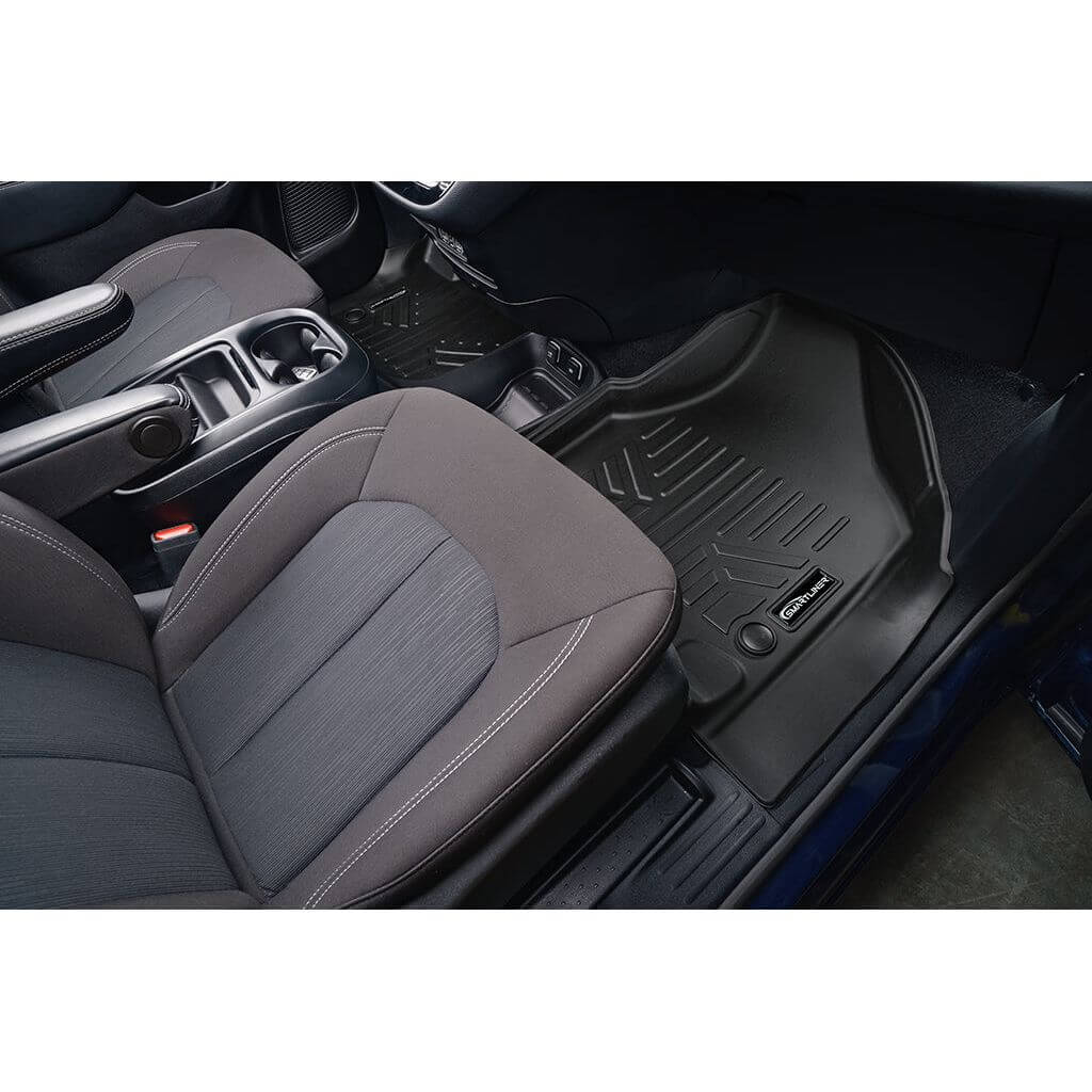 SMARTLINER Custom Fit Floor Liners For 2021-2025 Chrysler Pacifica with 2nd Row Bench (Touring & L Models)