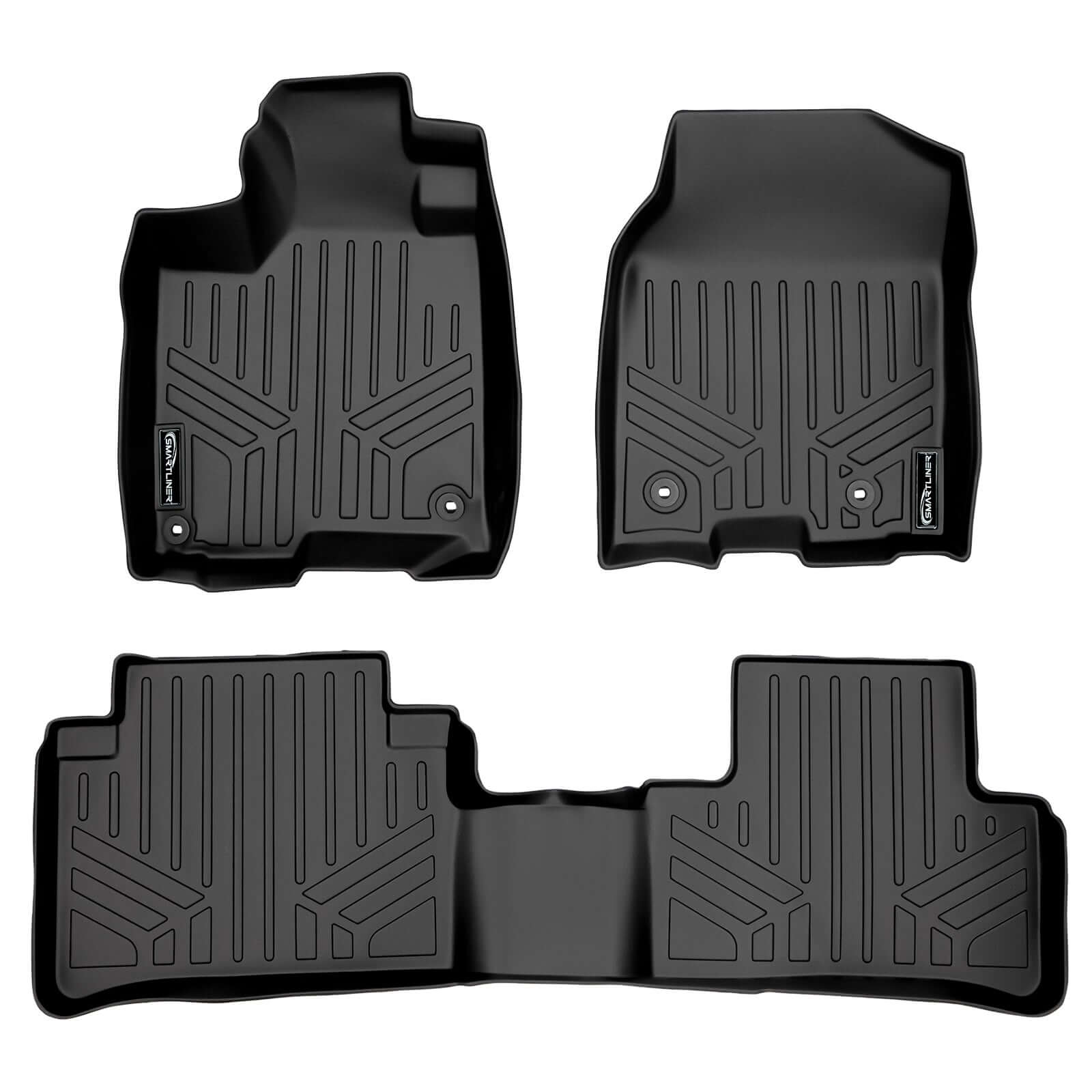 SMARTLINER Custom Fit Floor Liners For 2013-2018 Acura RDX with 8-Way Front Passenger Seat Technology Package