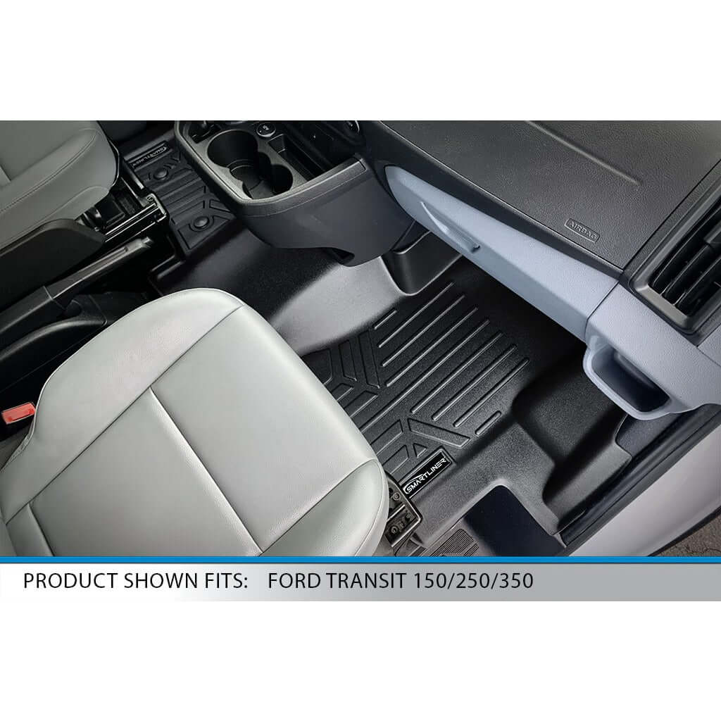SMARTLINER Custom Fit Floor Liners For 2015-2019 Ford Transit (No Transit Connect)