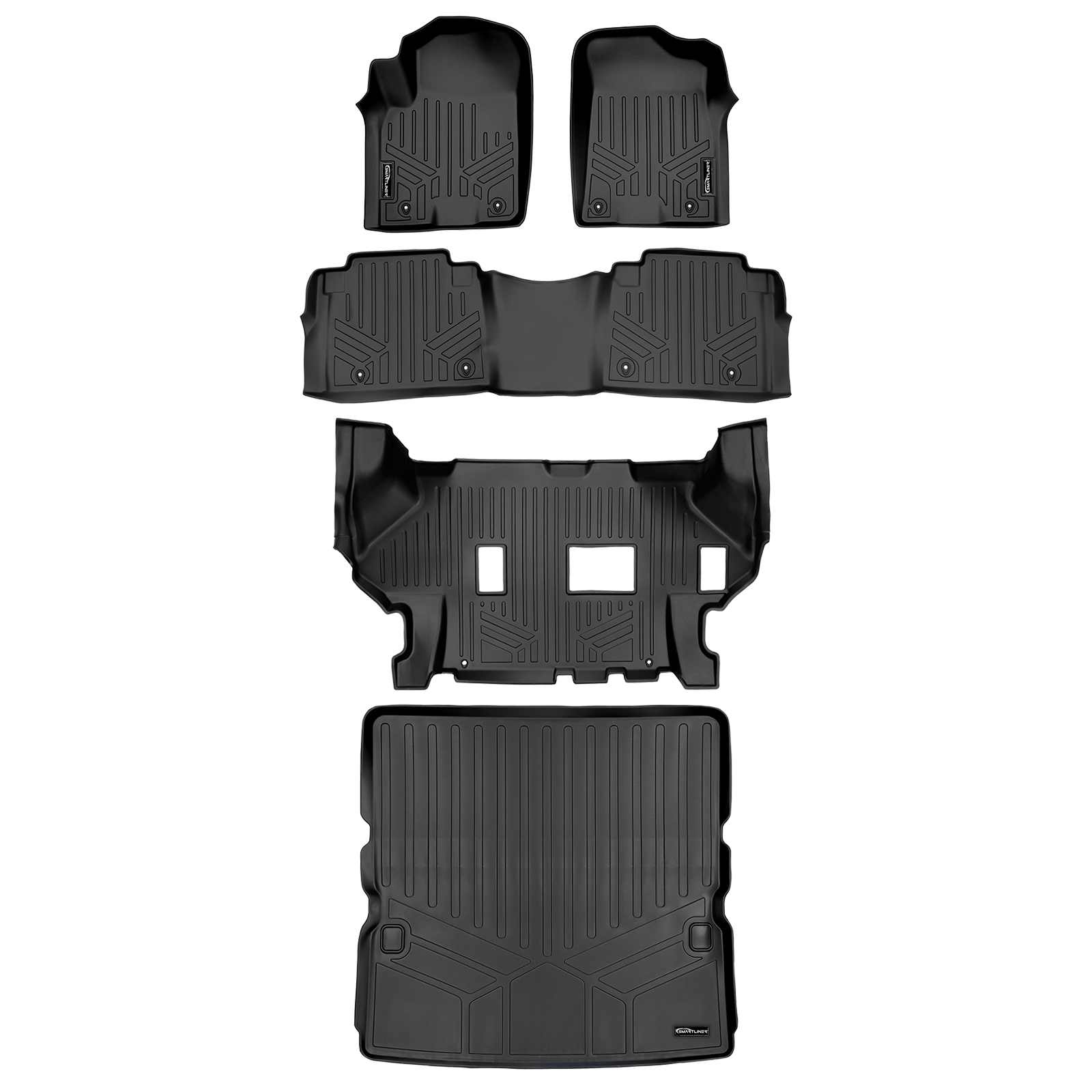 SMARTLINER Custom Fit Floor Liners For 17 18 Armada/11 13 Infiniti QX56/2014 2018 QX80