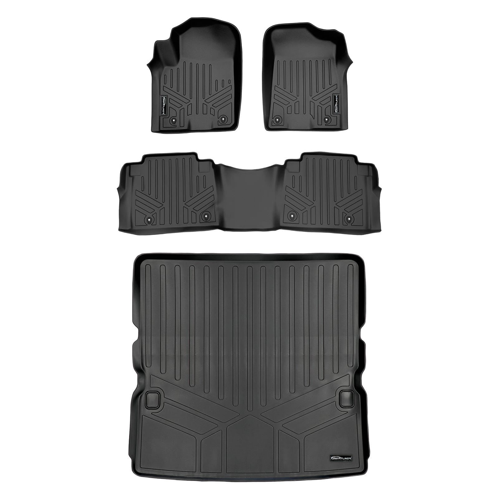 SMARTLINER Custom Fit Floor Liners For 17-18 Armada / 11-13 Infiniti QX56 / 2014-2018 QX80