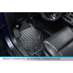 SMARTLINER Custom Fit Floor Liners For 2019-2021 Hyundai Tucson (With out hook retention)