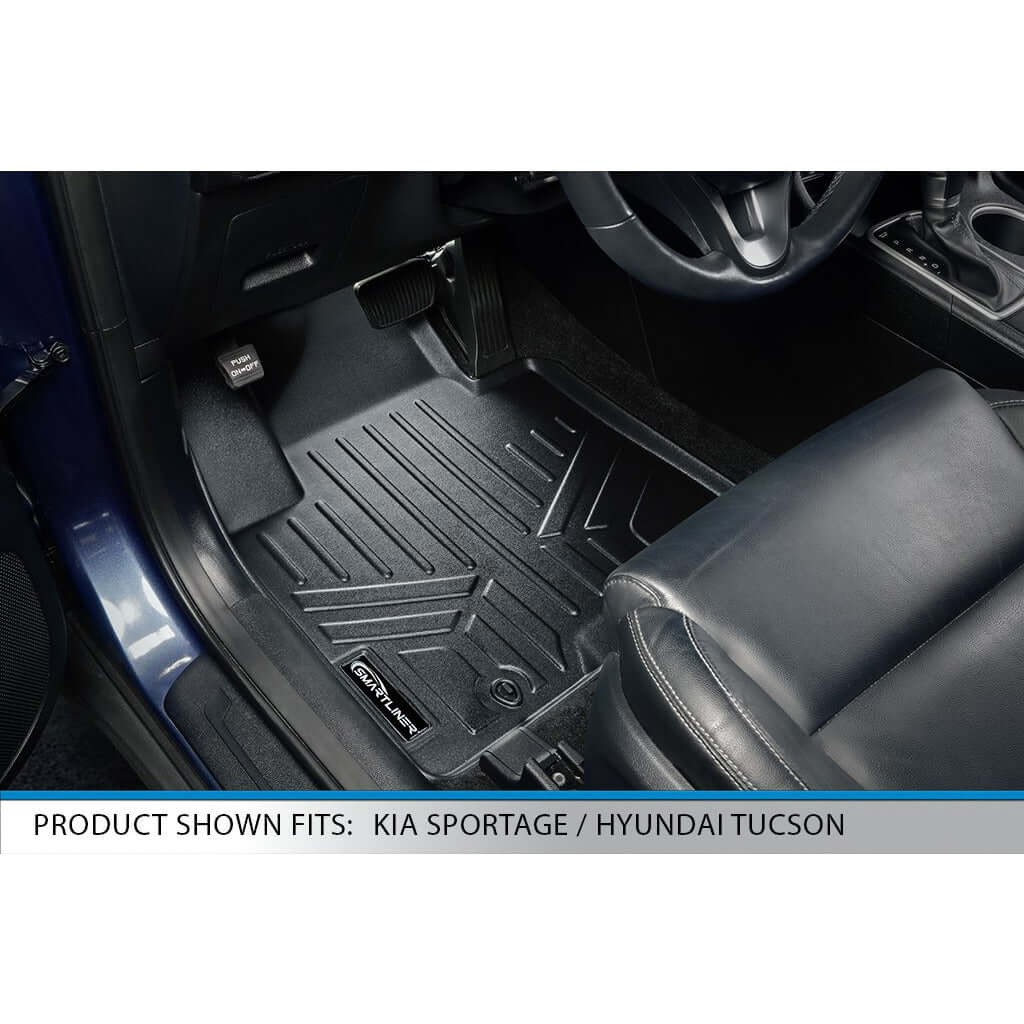 SMARTLINER Custom Fit Floor Liners For 2019-2021 Hyundai Tucson (With out hook retention)
