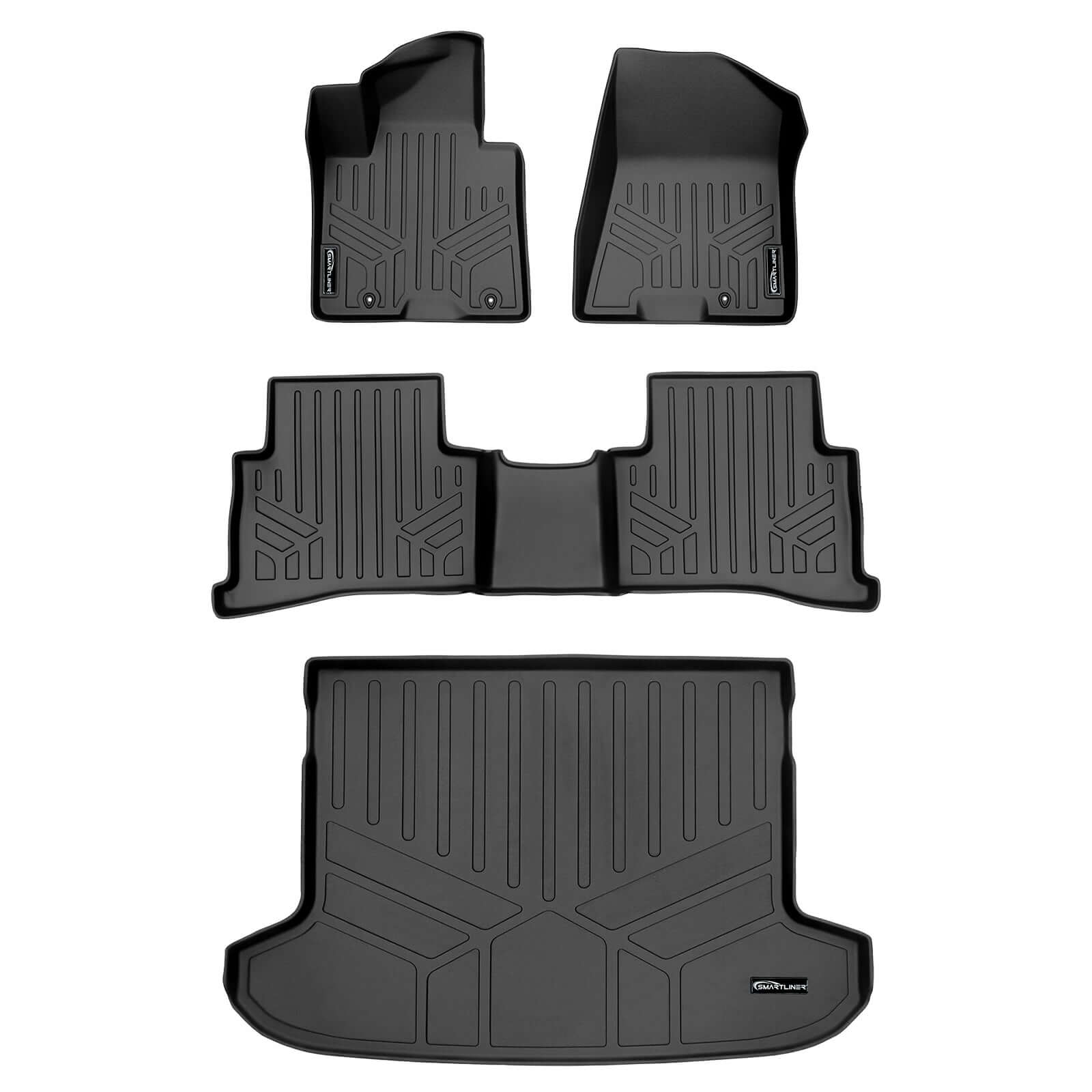 SMARTLINER Custom Fit Floor Liners For 2019-2021 Hyundai Tucson (With out hook retention)