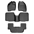 SMARTLINER Custom Fit Floor Liners For 2017-2019 Ford Explorer (without 2nd Row Center Console)