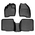 SMARTLINER Custom Fit Floor Liners For 2017-2019 Ford Explorer without 2nd Row Center Console