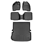 SMARTLINER Custom Fit Floor Liners For 2017-2019 Ford Explorer with 2nd Row Center Console