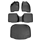 SMARTLINER Custom Fit Floor Liners For 2017-2019 Ford Explorer with 2nd Row Center Console