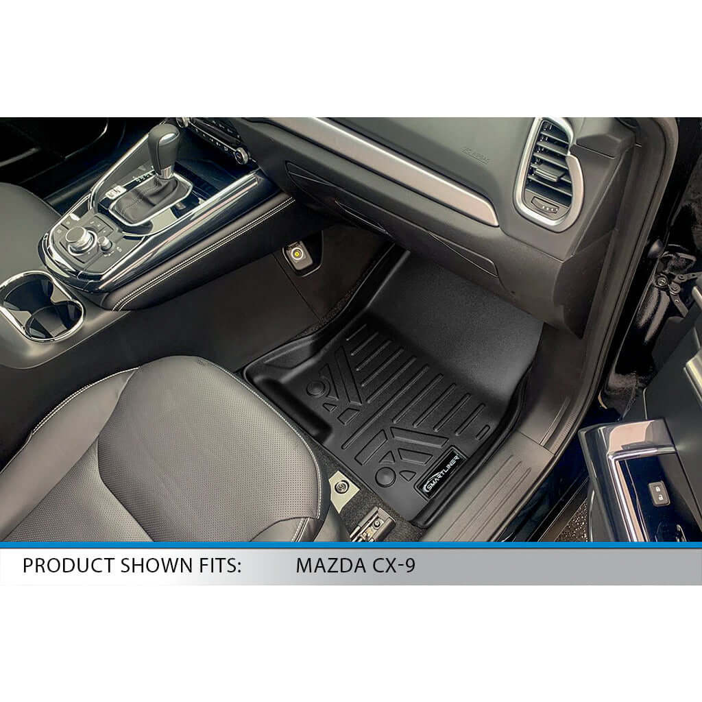 SMARTLINER Custom Fit Floor Liners For 2020-2023 Mazda CX-9 (6 Passenger Without CC)