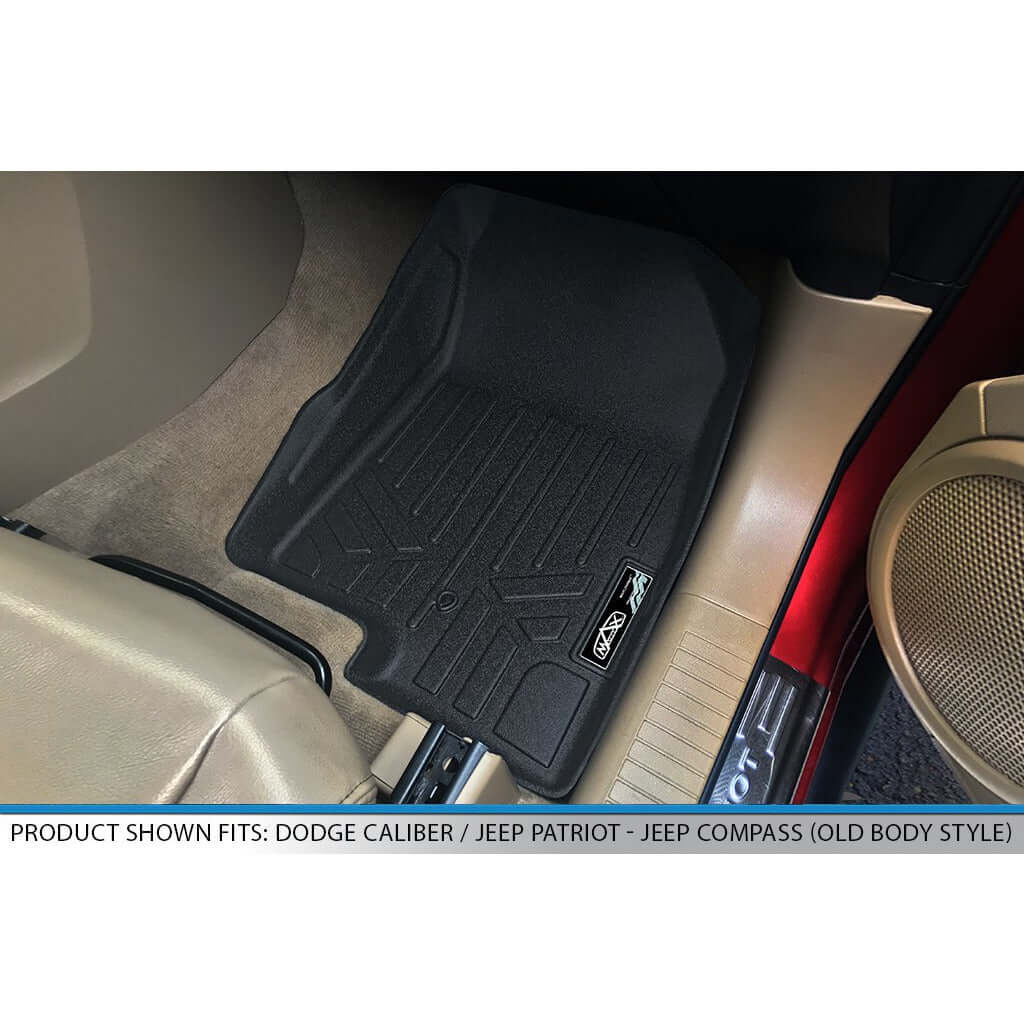 SMARTLINER Custom Fit Floor Liners For 2007-2017 Jeep Patriot / Compass Old Body Style