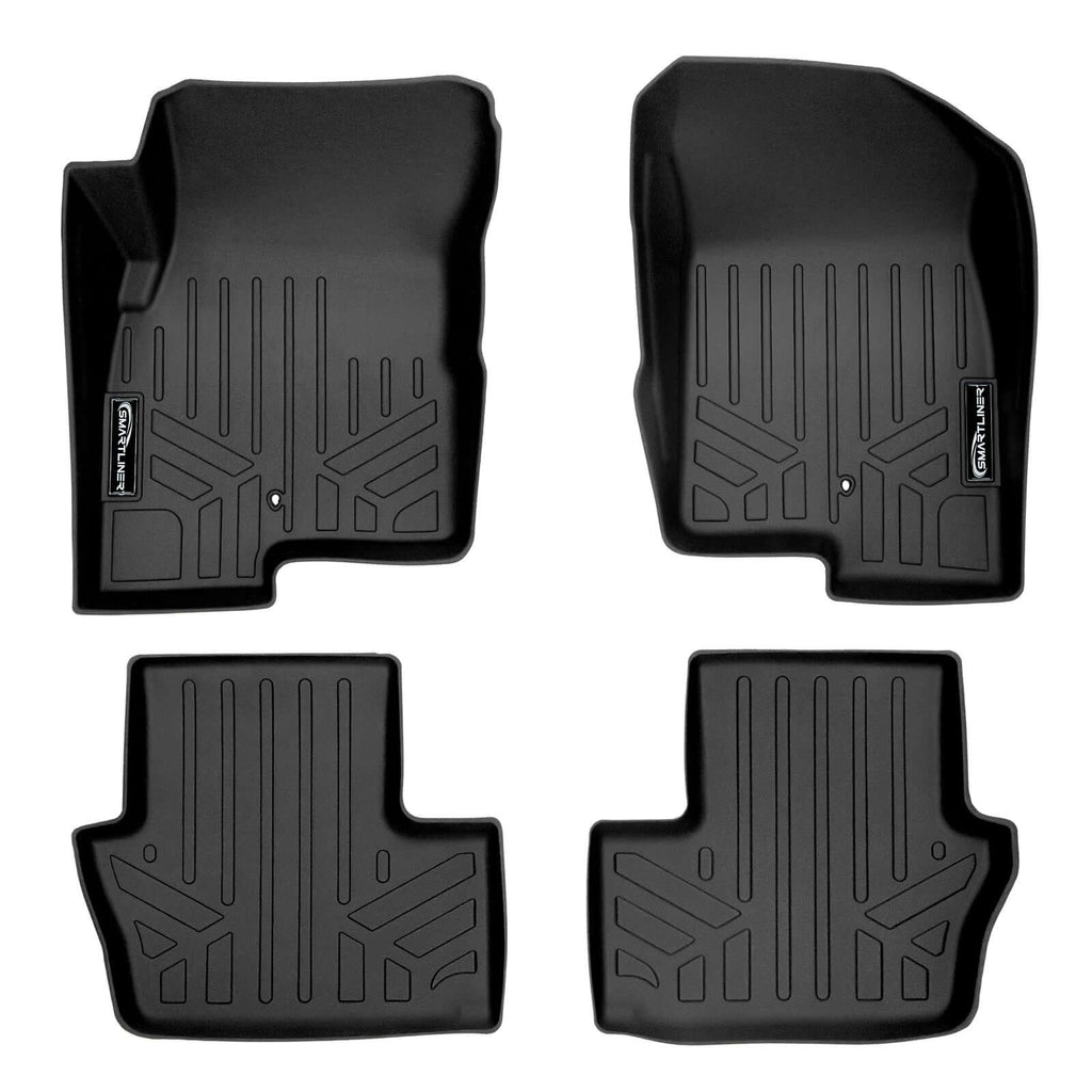 SMARTLINER Custom Fit Floor Liners For 2007-2017 Jeep Patriot / Compass Old Body Style