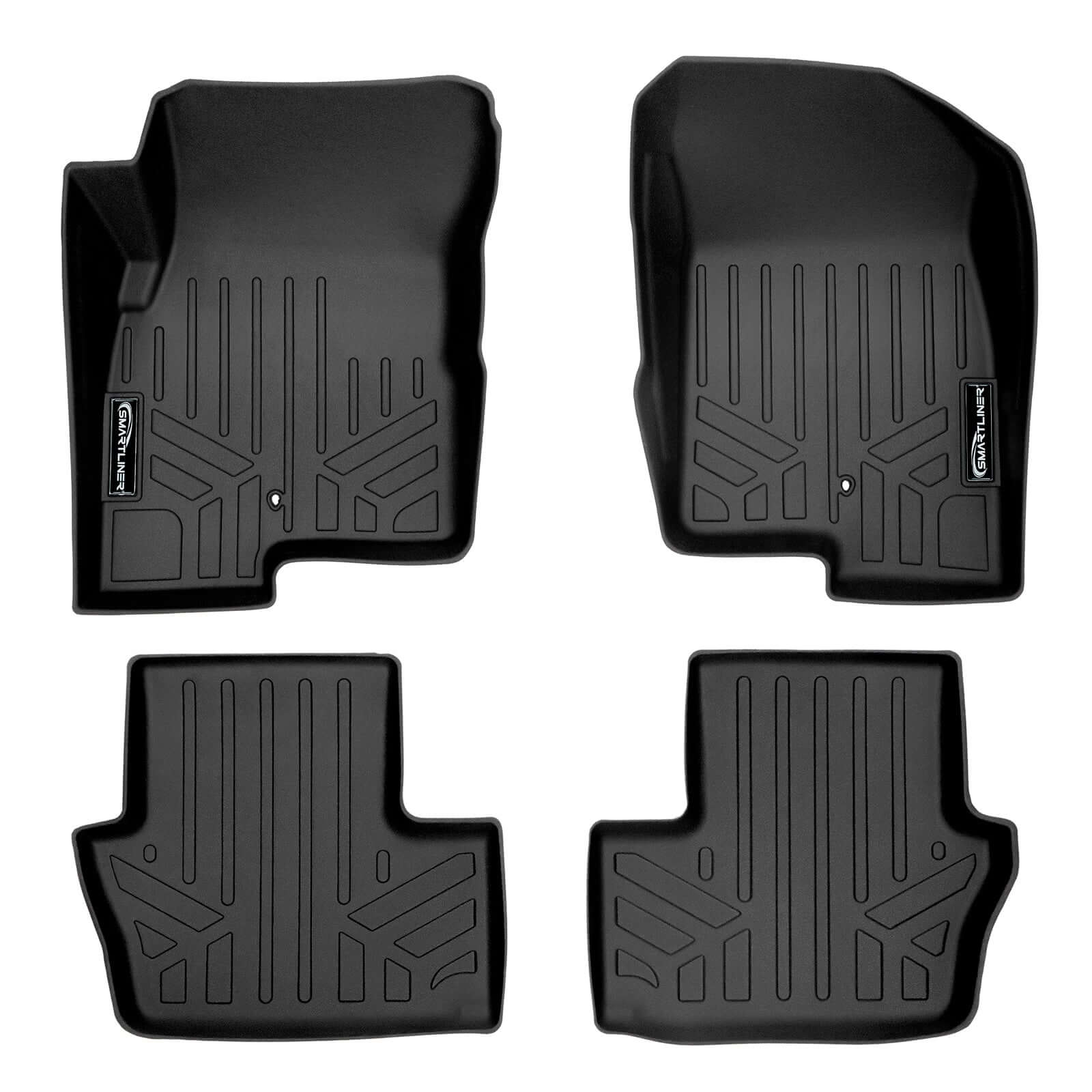 SMARTLINER Custom Fit Floor Liners For 2007-2017 Jeep Patriot / Compass Old Body Style