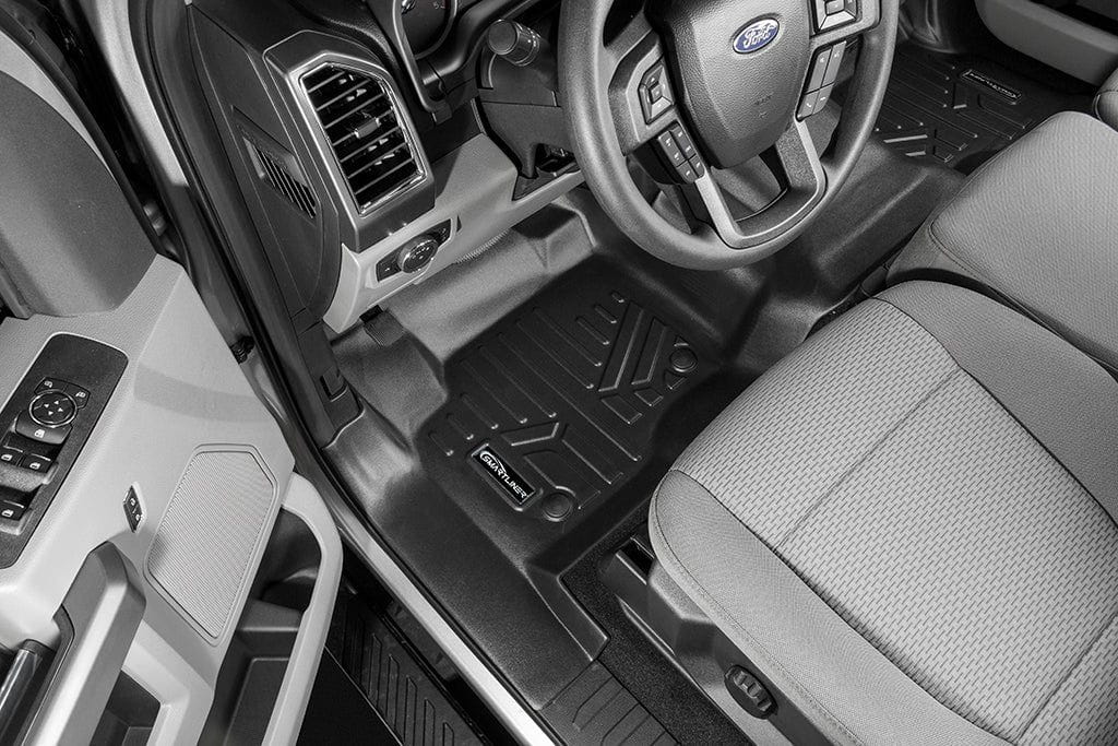 SMARTLINER Custom Fit Floor Liners For 2017-2025 Ford F-250/F-350 Super Duty SuperCab with 1st Row Bench Seat