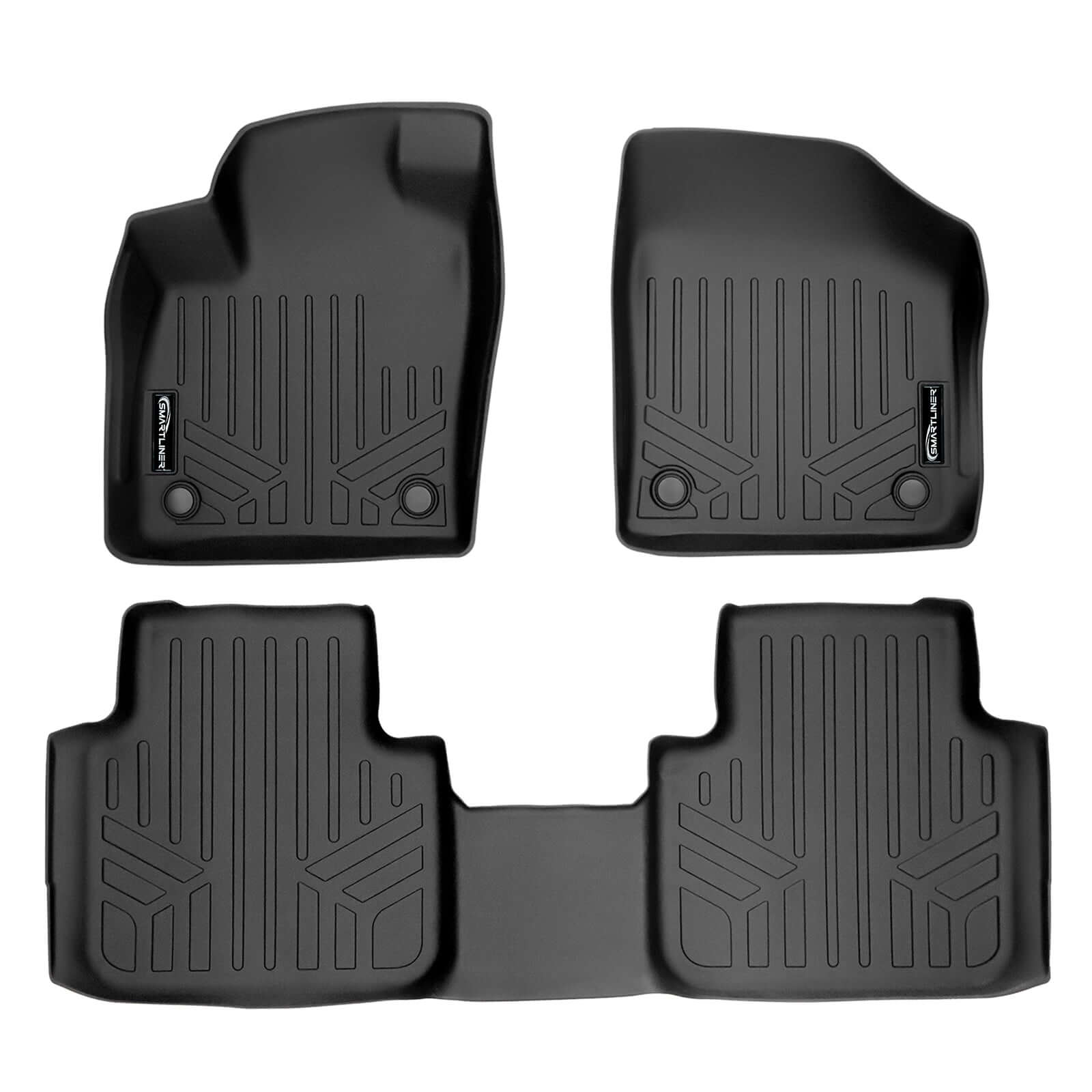 SMARTLINER Custom Fit Floor Liners For 2018-2025 Atlas (with 2nd Row Bench Seat)