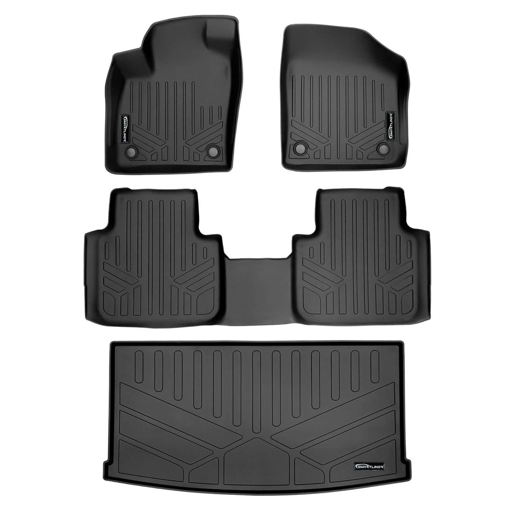 SMARTLINER Custom Fit Floor Liners For 2018-2025 Atlas (with 2nd Row Bench Seat)