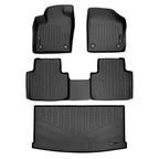 SMARTLINER Custom Fit Floor Liners For 2018-2025 Atlas (with 2nd Row Bench Seat)