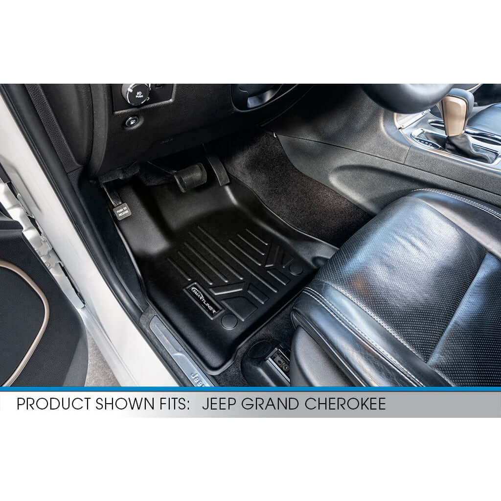 Smart Trim™ Custom Fit Floor Liners For 2016-2025 Dodge Durango (with 2nd Row Bucket Seats)