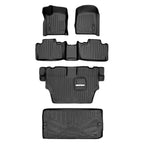 Smart Trim™ Custom Fit Floor Liners For 2016-2025 Dodge Durango (with 2nd Row Bench Seat)