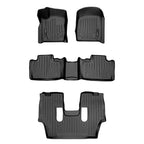 Smart Trim™ Custom Fit Floor Liners For 2016-2025 Dodge Durango (with 2nd Row Bucket Seats)