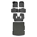 Smart Trim™ Custom Fit Floor Liners For 2016-2025 Dodge Durango (with 2nd Row Bucket Seats)