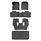 Smart Trim™ Custom Fit Floor Liners For 2016-2025 Dodge Durango (with 2nd Row Bucket Seats)