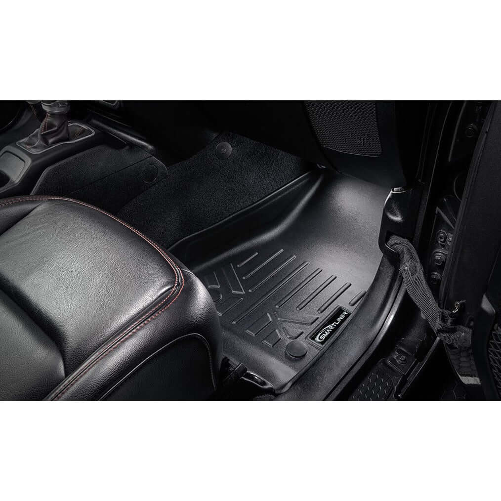 SMARTLINER Custom Fit Floor Liners For 2021-2025 Jeep Wrangler 4xe (Without Trail-Rail system)