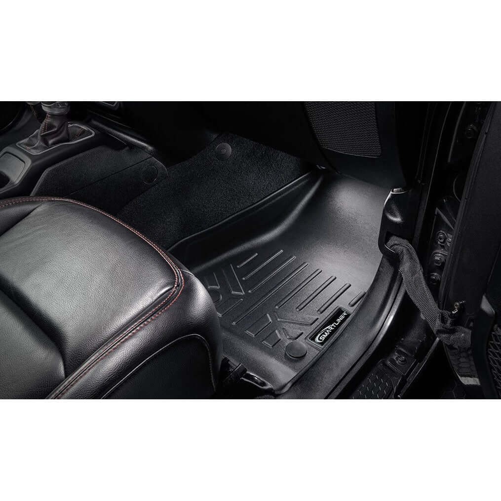 SMARTLINER Custom Fit Floor Liners For 2021-2025 Jeep Wrangler 4xe (Without Trail-Rail system)