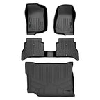 SMARTLINER Custom Fit Floor Liners For 2021-2025 Jeep Wrangler 4xe (Without Trail-Rail system)