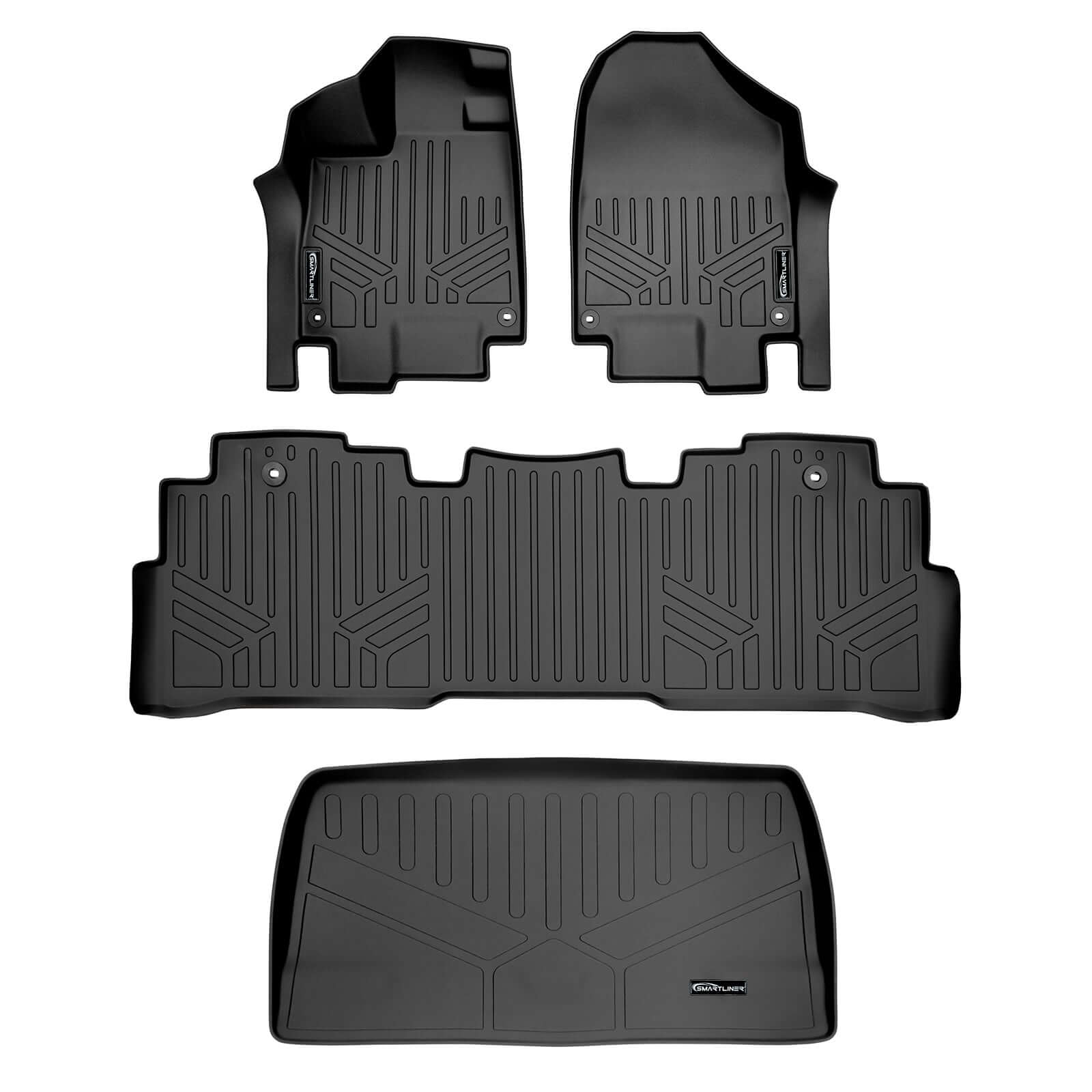 SMARTLINER Custom Fit Floor Liners For 2018-2025 Honda Odyssey