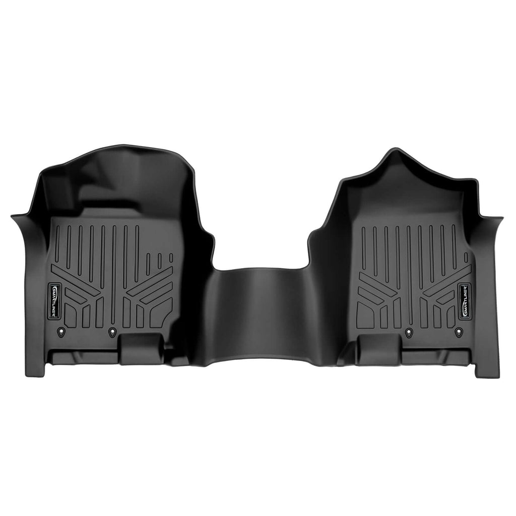 SMARTLINER Custom Fit Floor Liners For 2017-2024 Nissan Titan XD Crew Cab with 1st Row Bench Seat No Underseat ToolBox