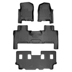 Smart Trim™ Custom Fit Floor Liners For 2007 - 2017 Ford Expedition EL/Lincoln Navigator L (with 2nd Row Bench Seat or Console)