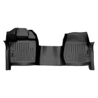 SMARTLINER Custom Fit Floor Liners For 2015-2025 Ford F-150 Regular Cab, No 4x4 Shifter, Carpet Flooring with 1st Row Bench Seat with Over The Hump Coverage