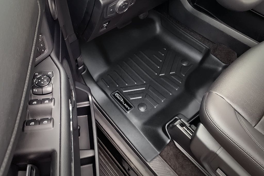 Smartliner Custom Fit Floor Liners For 2018-2024 Ford Expedition/Lincoln Navigator 2nd Row Bench Seat (no Max or L)