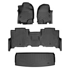 Smartliner Custom Fit Floor Liners For 2018-2024 Ford Expedition/Lincoln Navigator 2nd Row Bench Seat (no Max or L)