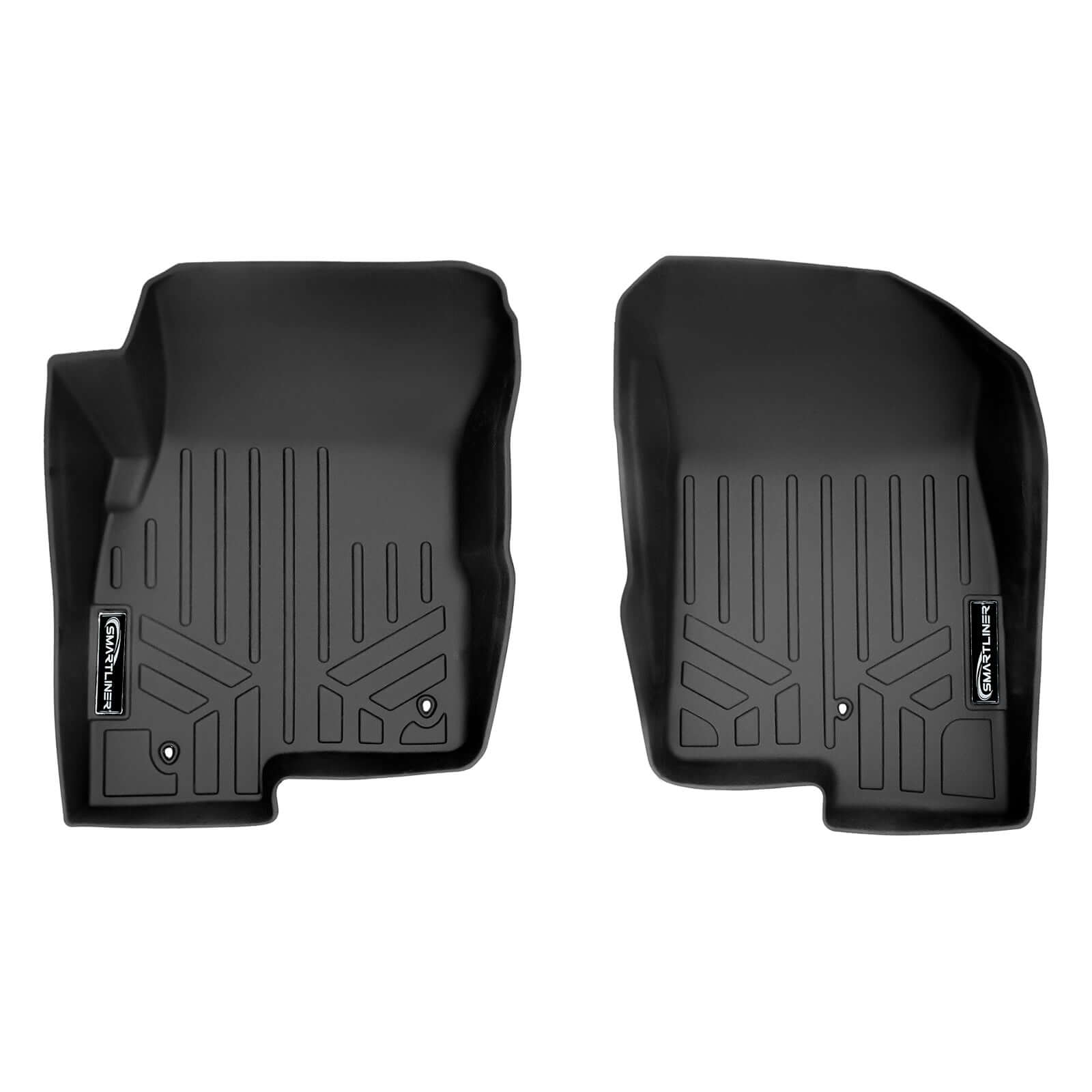 SMARTLINER Custom Fit Floor Liners For 2017 Jeep Patriot (with 1st Row Dual Driver Side Floor Hooks)