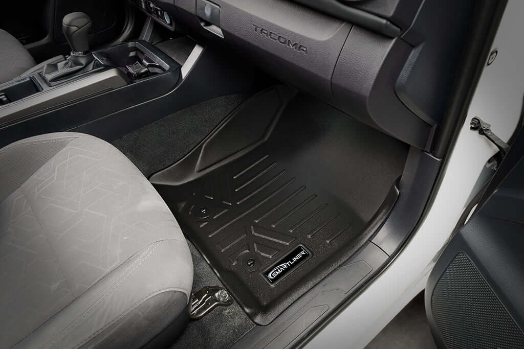 SmartCoverage™ Custom Fit Floor Liners For 2018-2023 Toyota Tacoma Access Cab (Automatic Transmission)