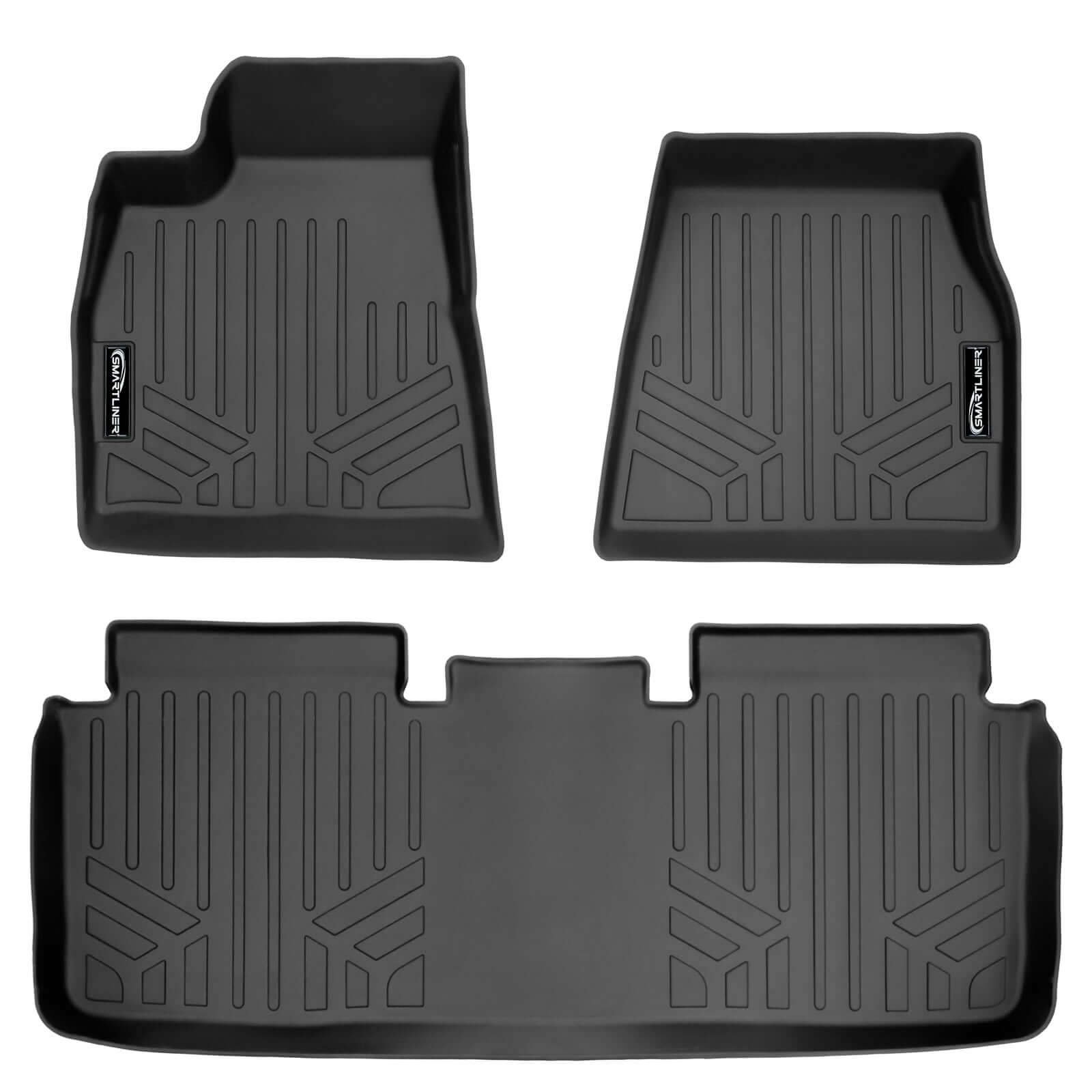 SMARTLINER Custom Fit Floor Liners For for 2015-2016 Tesla Model S