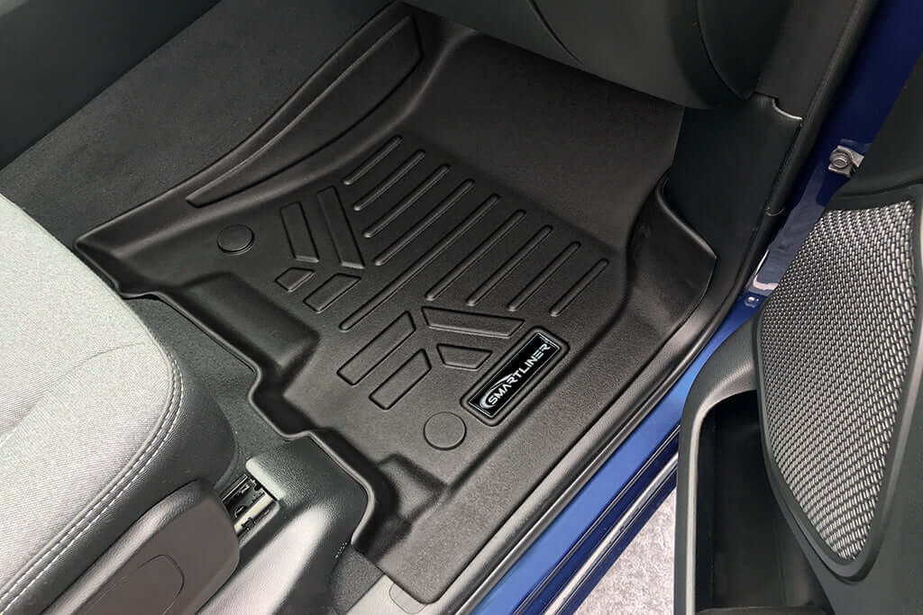 SmartCoverage™ Custom Fit Floor Liners For 2019 - 2024 Ram 1500 Crew Cab with Rear Underseat Storage Box