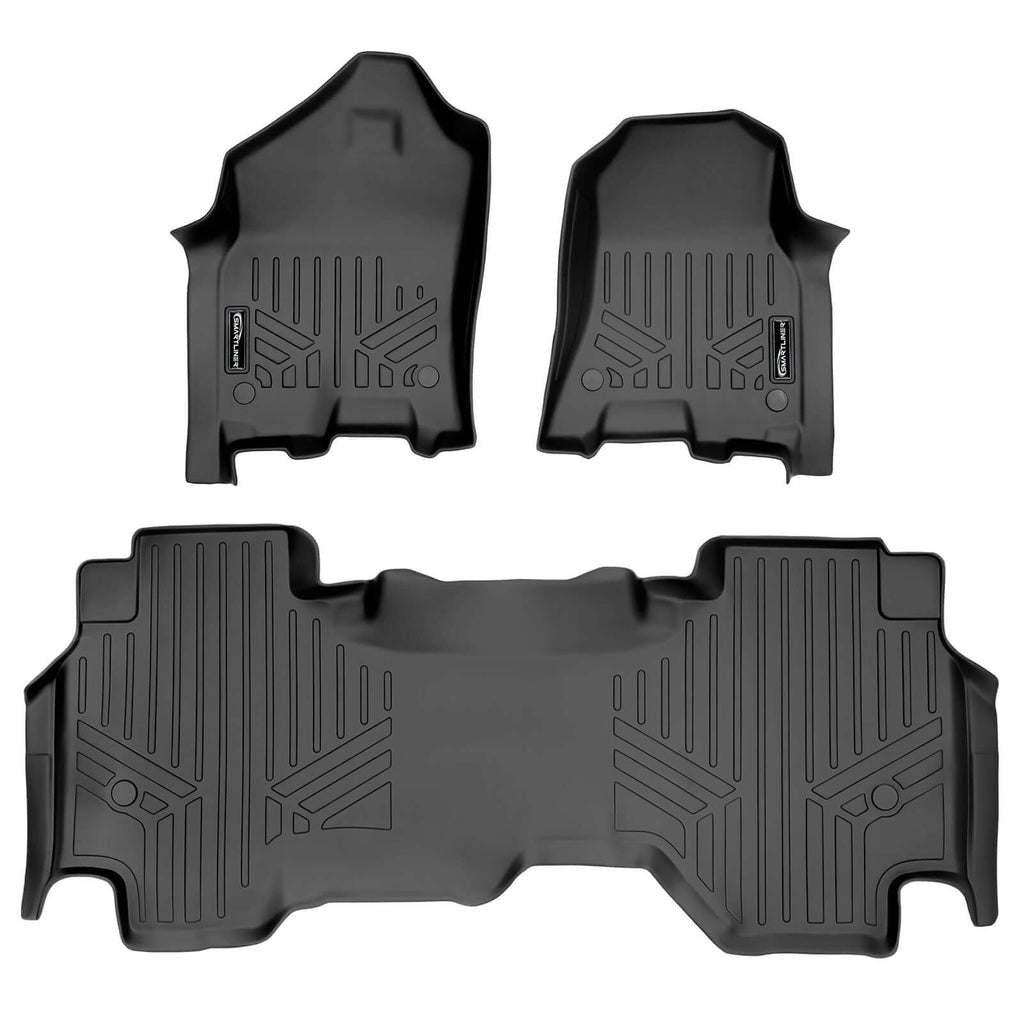 SMARTLINER Custom Fit Floor Liners For 2019-2024 Ram 1500 Quad Cab without Rear Underseat Storage Box