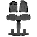 Smart Trim™ Custom Fit Floor Liners For 2019-2025 Subaru Ascent with 2nd Row Bucket Seats and No Subwoofer in the Cargo Area