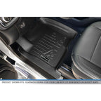 SMARTLINER Custom Fit Floor Liners For 2019-2024 GMC Sierra 1500 Double Cab with Carpet Flooring and 1st Row Bench Seat without OTH (with 2nd Row Under Seat Storage)
