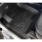 SMARTLINER Custom Fit Floor Liners For 2019-2024 GMC Sierra 1500 Double Cab with Carpet Flooring and 1st Row Bench Seat without OTH coverage (without 2nd Row Under Seat Storage)