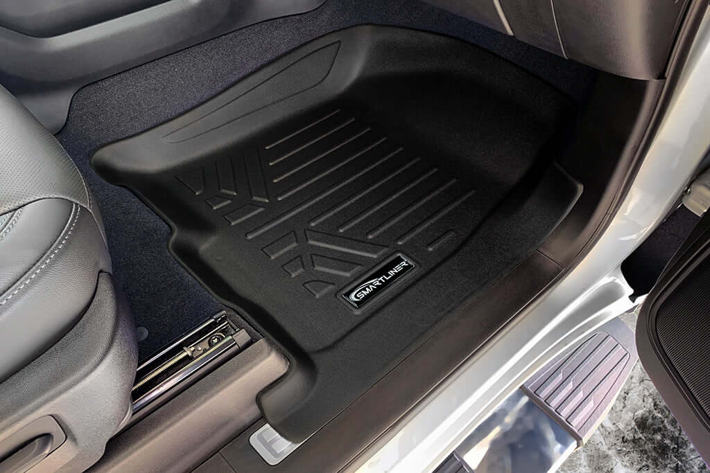 SMARTLINER Custom Fit Floor Liners Compatible With 2020-2025 Chevrolet Silverado 2500 HD | 3500 HD (Double Cab|Carpeted Flooring|1st Row Bucket Seats|with 2nd Row Underseat Storage)