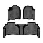 SMARTLINER Custom Fit Floor Liners For 2019-2024 GMC Sierra 1500 Double Cab with Carpet Flooring and 1st Row Bucket Seats (with 2nd Row Under Seat Storage)