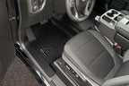 SmartCoverage™ Custom Fit Floor Liners For 2019-2025 Chevrolet Silverado 1500 Crew Cab With 1st Row Bench Seat (with OTH Coverage) and Carpet Flooring without the 2nd Row Underseat Storage