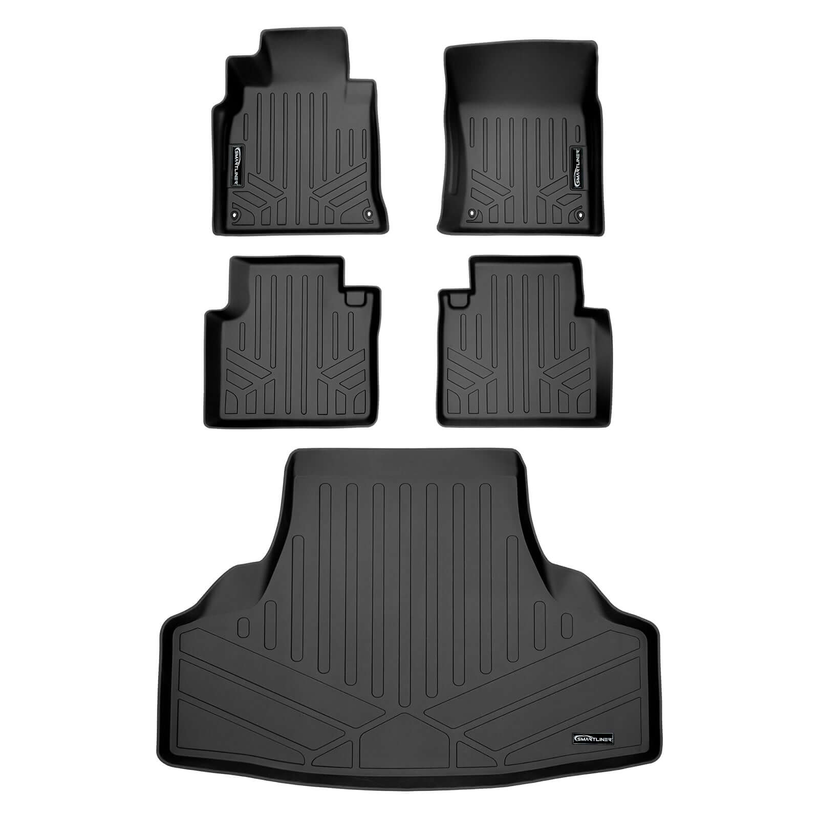 SMARTLINER Custom Fit Floor Liners For 2014-2019 Infiniti Q70