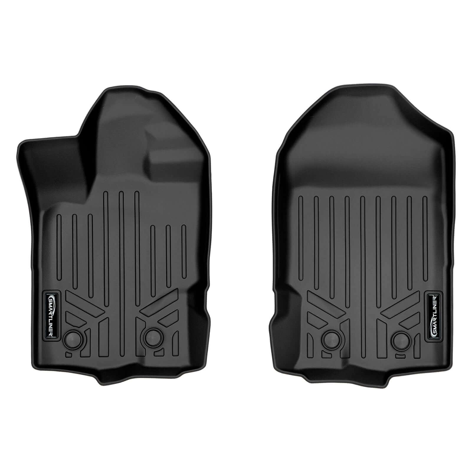 SmartCoverage™ Custom Fit Floor Liners For 2019-2023 Ford Ranger SuperCrew Cab (Carpet Flooring)
