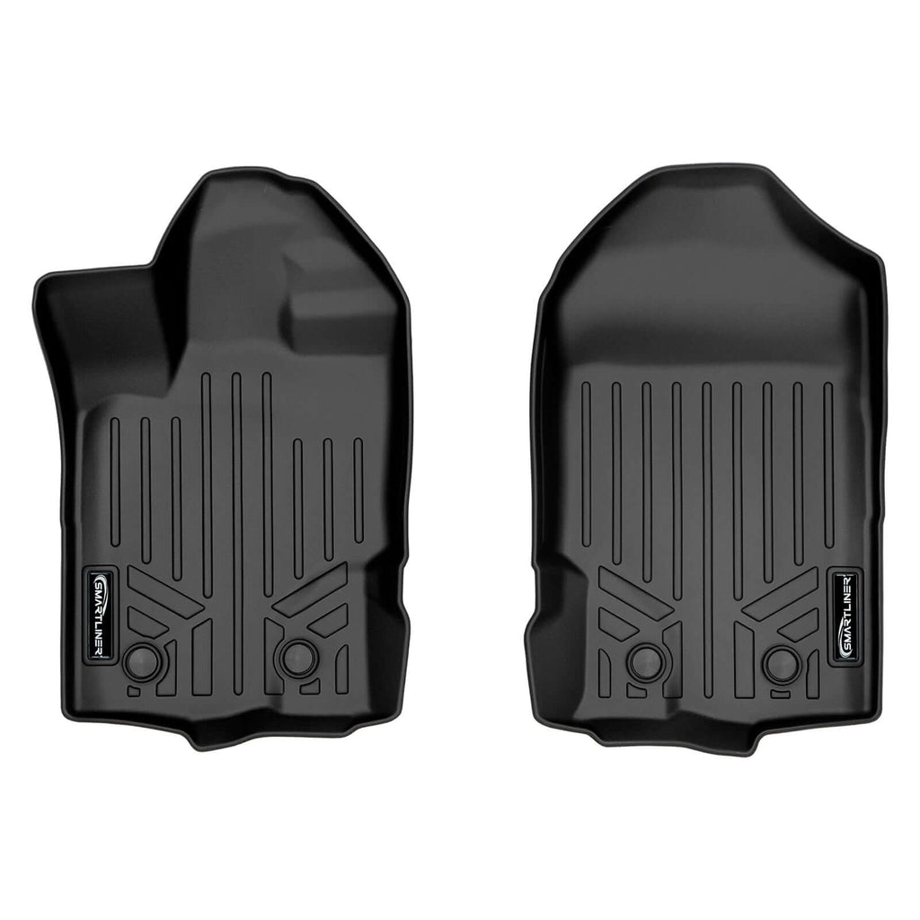 SmartCoverage™ Custom Fit Floor Liners For 2019-2023 Ford Ranger SuperCrew Cab (Carpet Flooring)