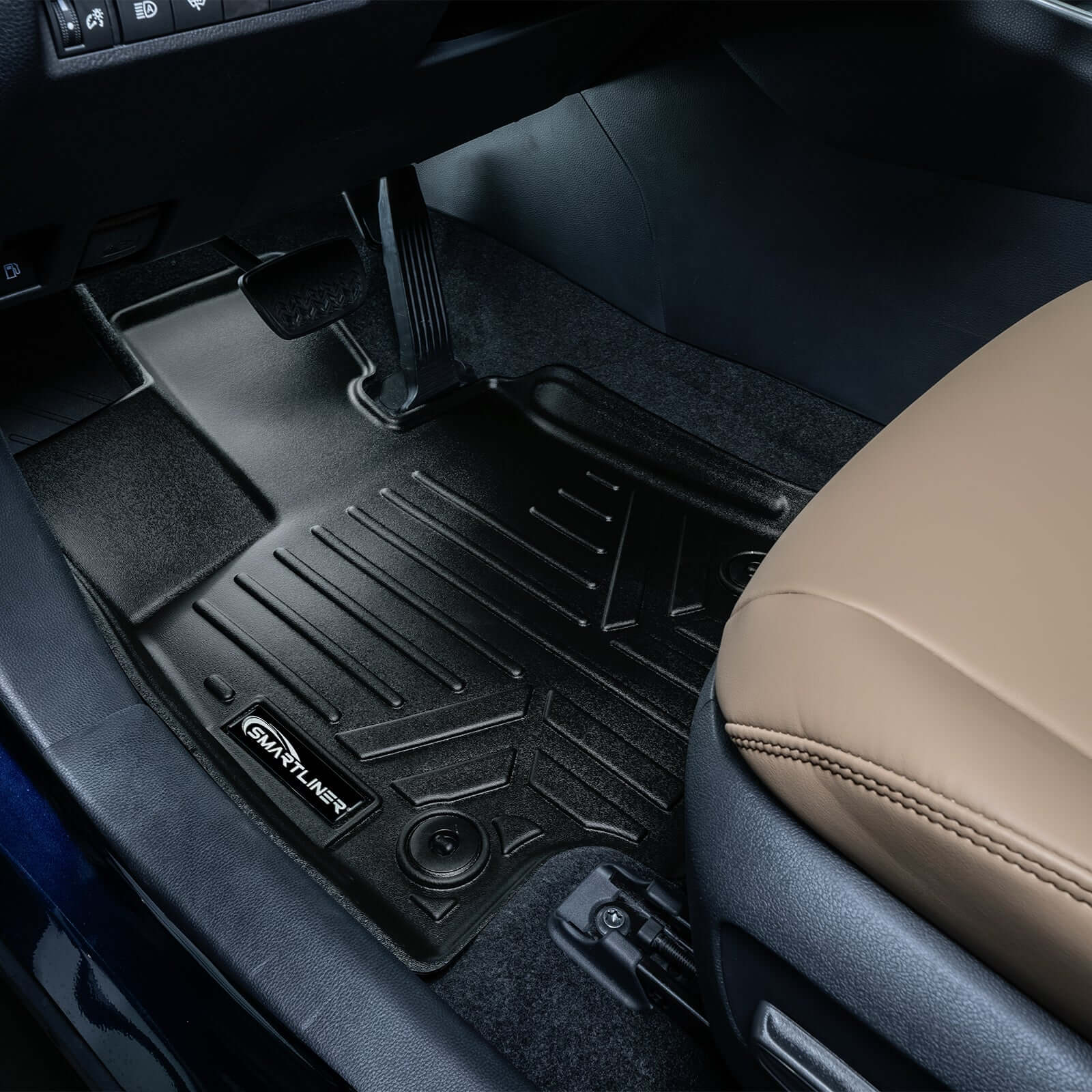 SMARTLINER Custom Fit Floor Liners For 2021-2025 Toyota RAV4 Prime (Without Subwoofer in Cargo Area)
